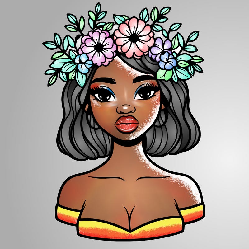 beautiful black people woman pretty girl