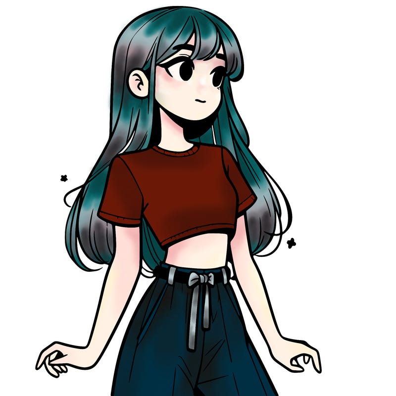 girl in a cute crop top