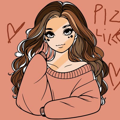 a beautiful girl in a big sweatshirt