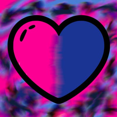 a blank heart