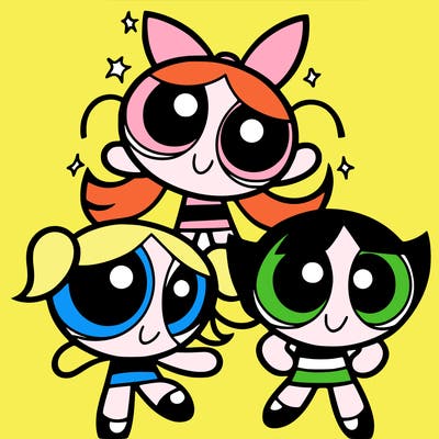 cartoon powerpuff girls