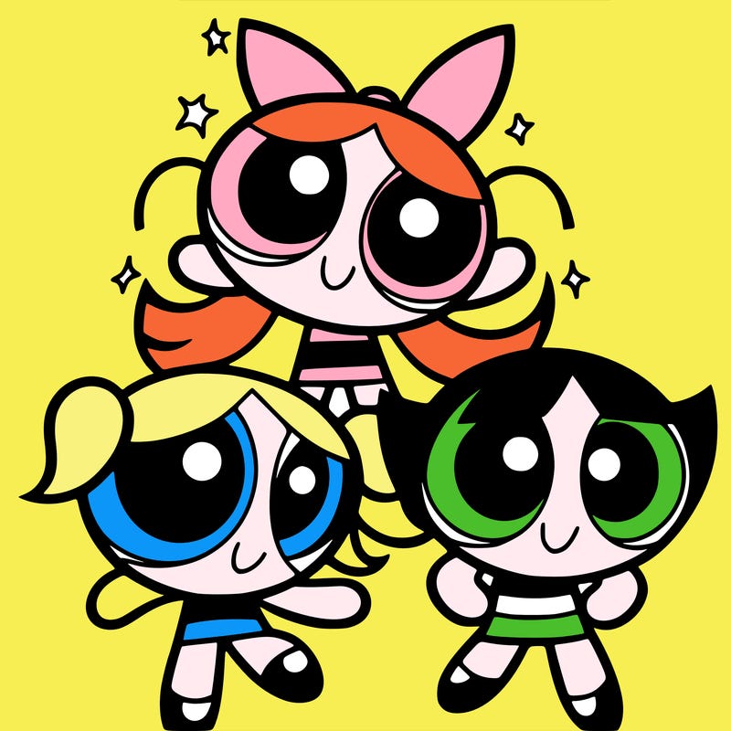 cartoon powerpuff girls