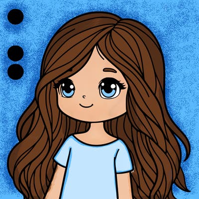 girl with long hair