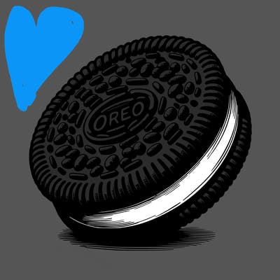 realistic oreo
