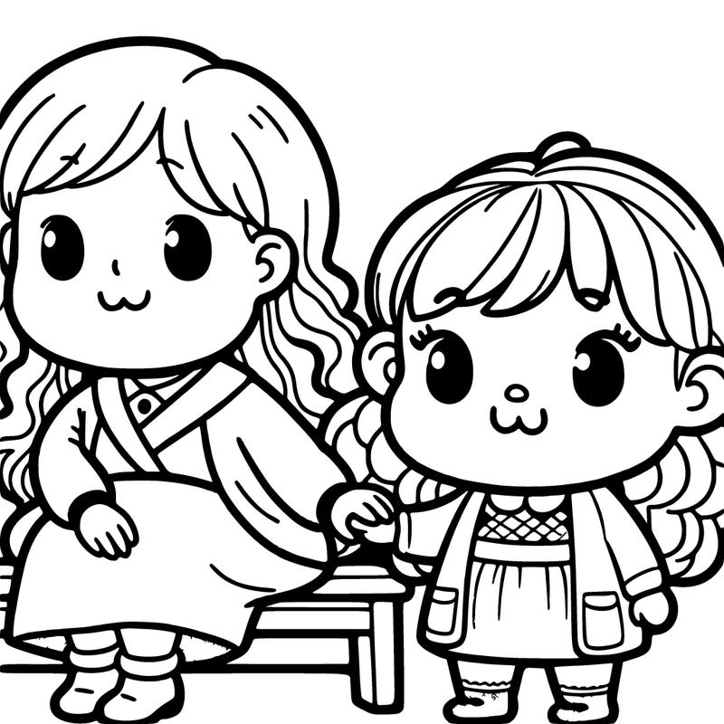 a girl and her grandma