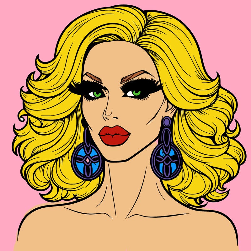 realistic drag queen