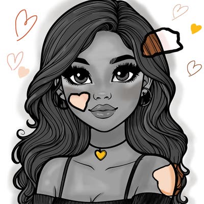 realistic pretty girl