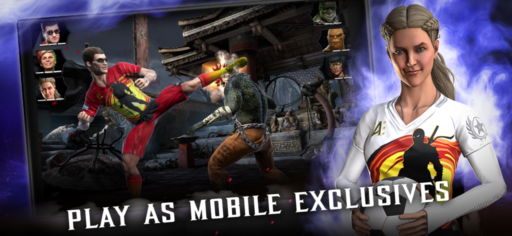 Mortal Kombat - Personaggi di Mortal Kombat in abiti a tema calcistico come contenuti esclusivi per dispositivi mobili