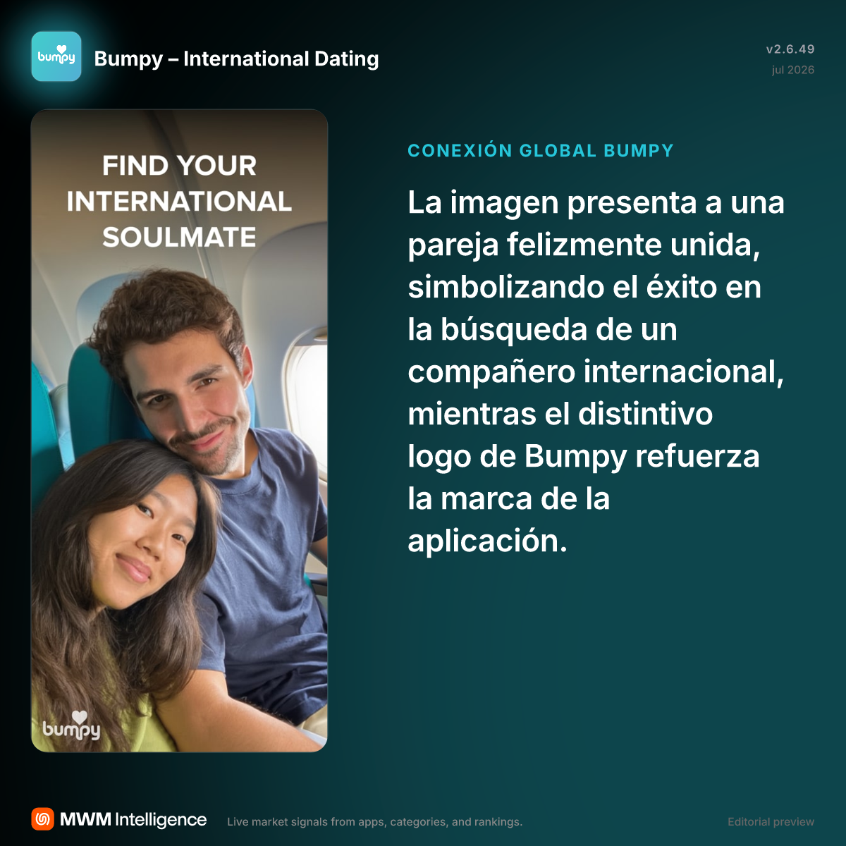 Bumpy - App De Citas Mundial - App de Redes sociales | MWM