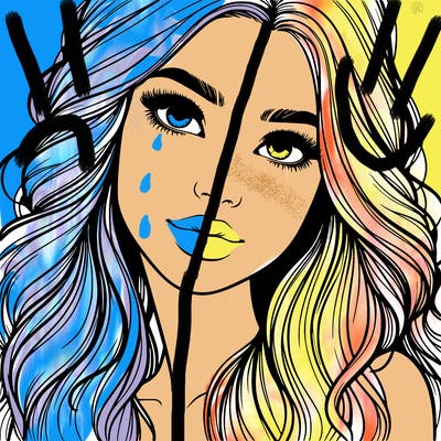 beautiful realistic girl