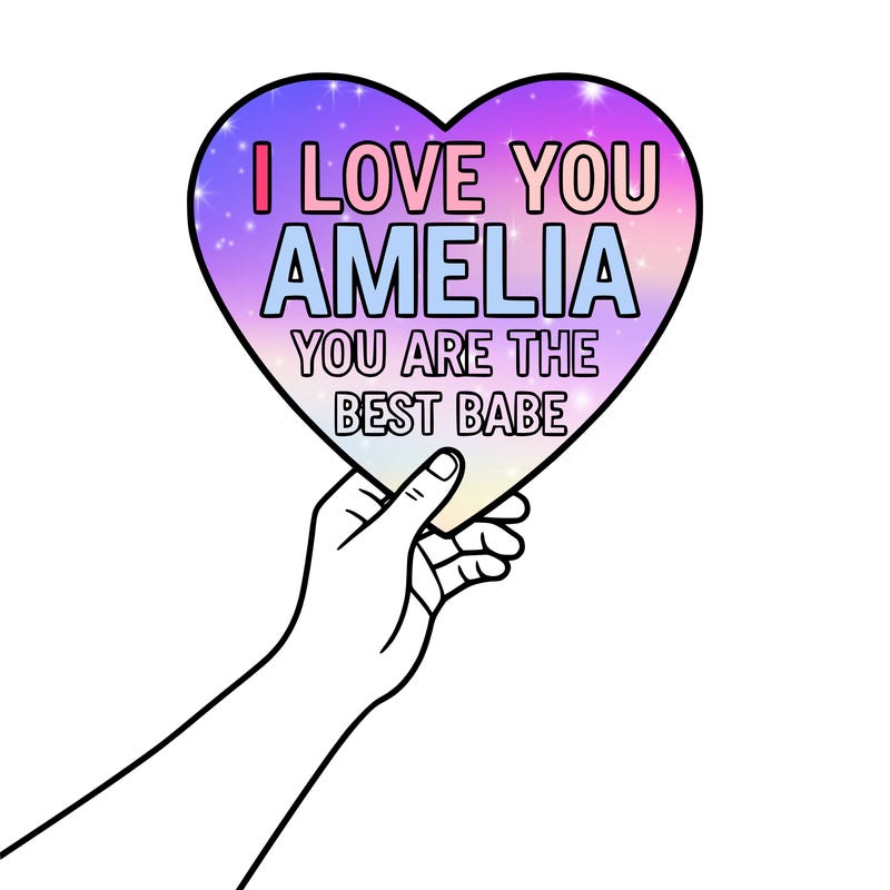 i love you amelia you are the best babe