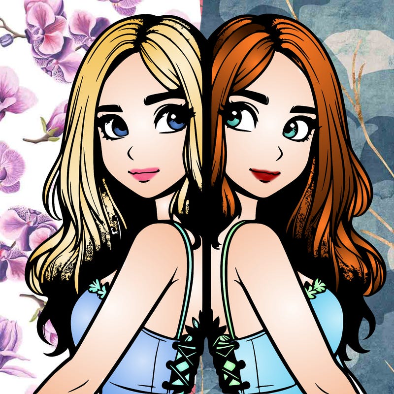 a realistic girl split