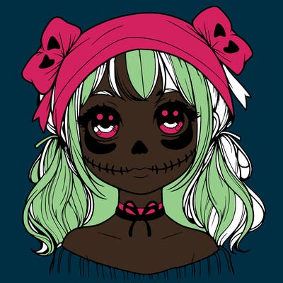 realistic girl halloween