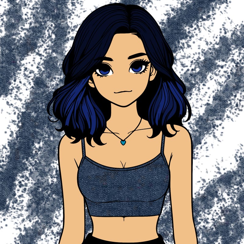 realistic girl with crop top