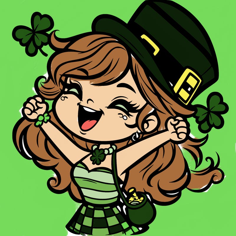 leprechaun st. patrick’s day woman happy st. patrick’s day