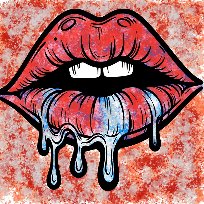 lips that look realistic and drip