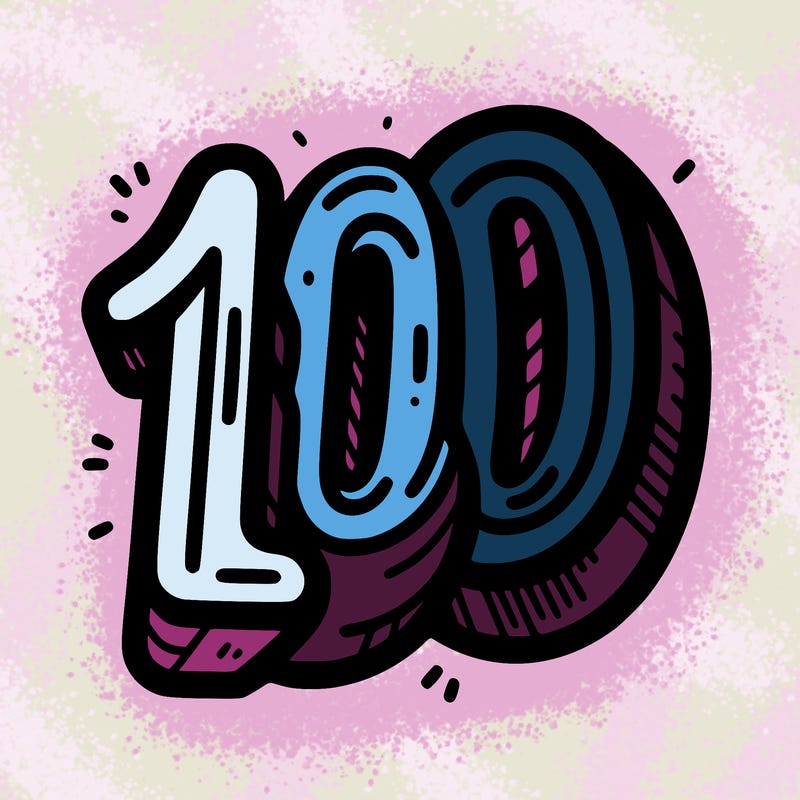 100