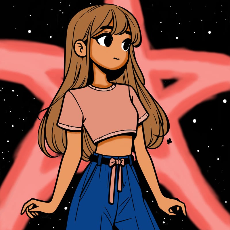 girl in a cute crop top