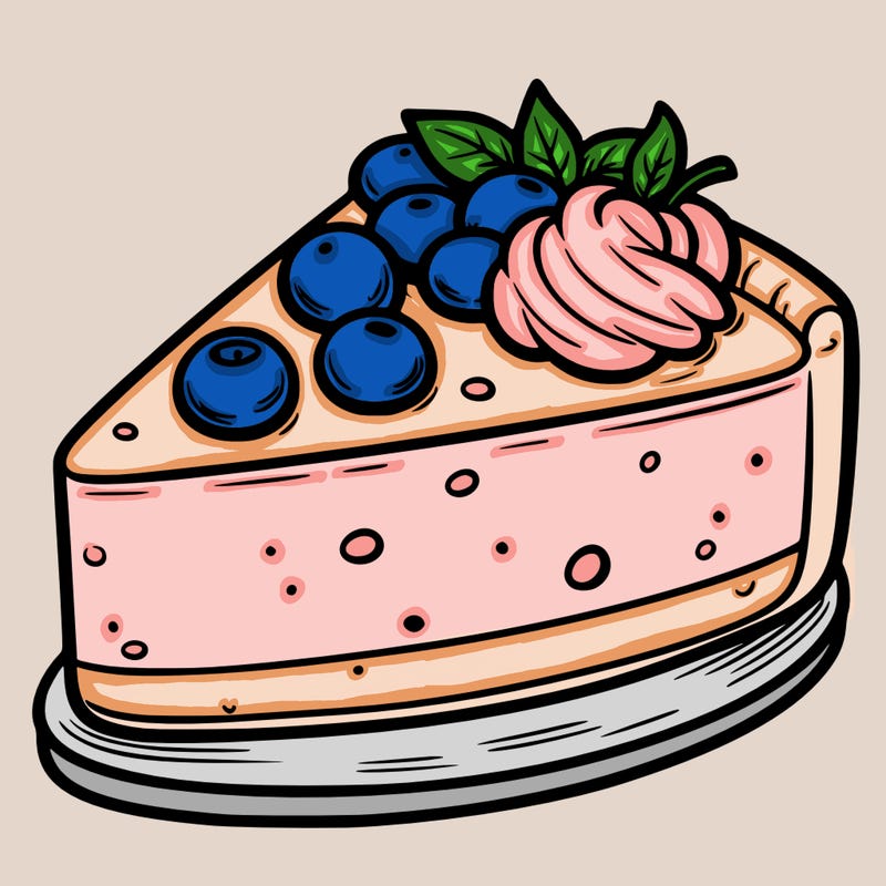 a cheesecake