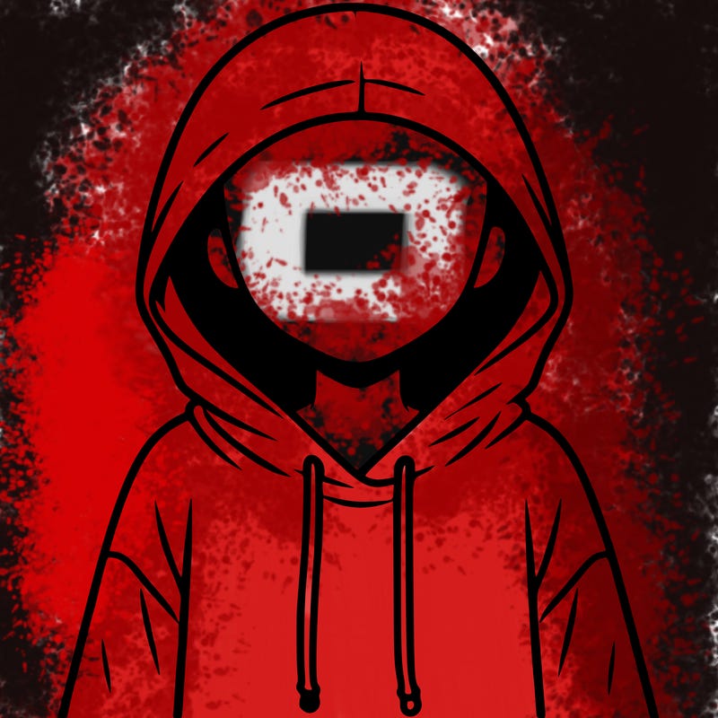 faceless girl in hoodie