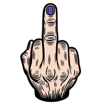 middle finger