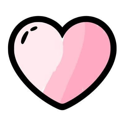 a blank heart