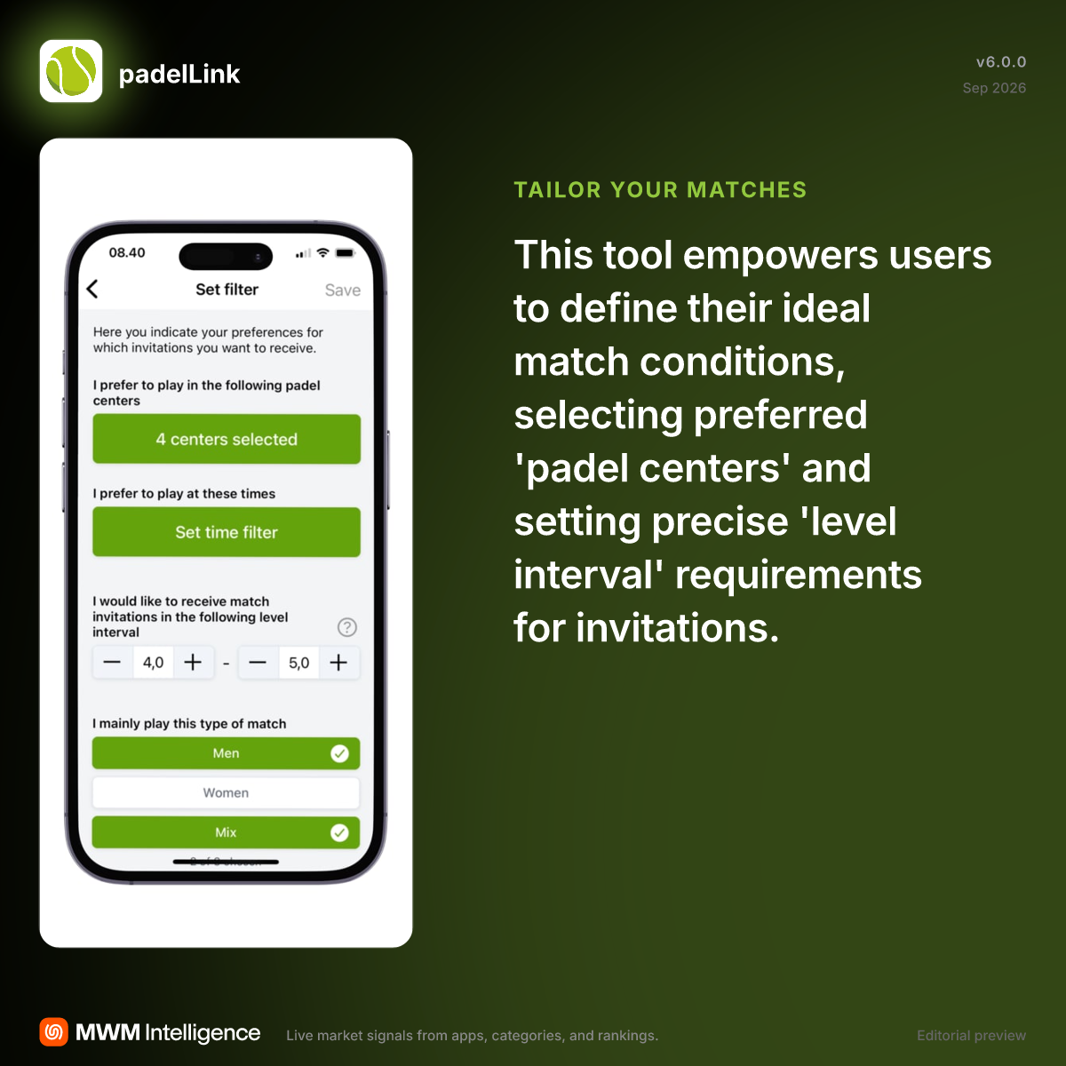 padelLink - Sports App | MWM