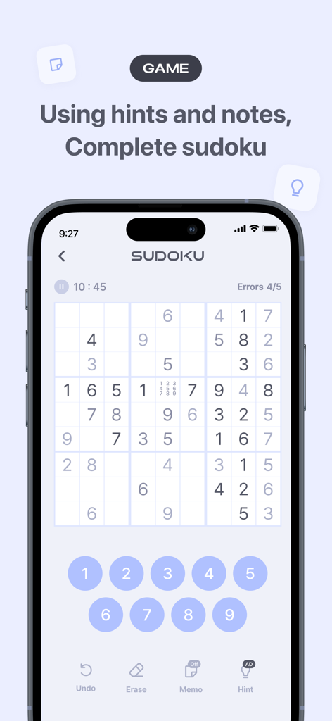 Sudoku Daily - Brain Puzzle - Games App | MWM