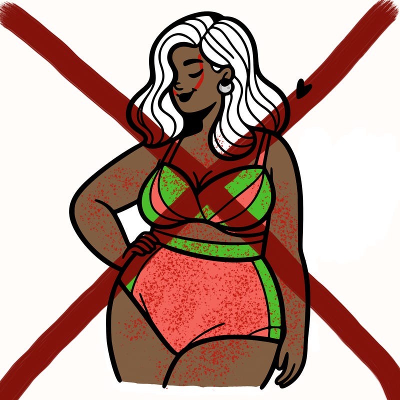 plus size woman bathing suit