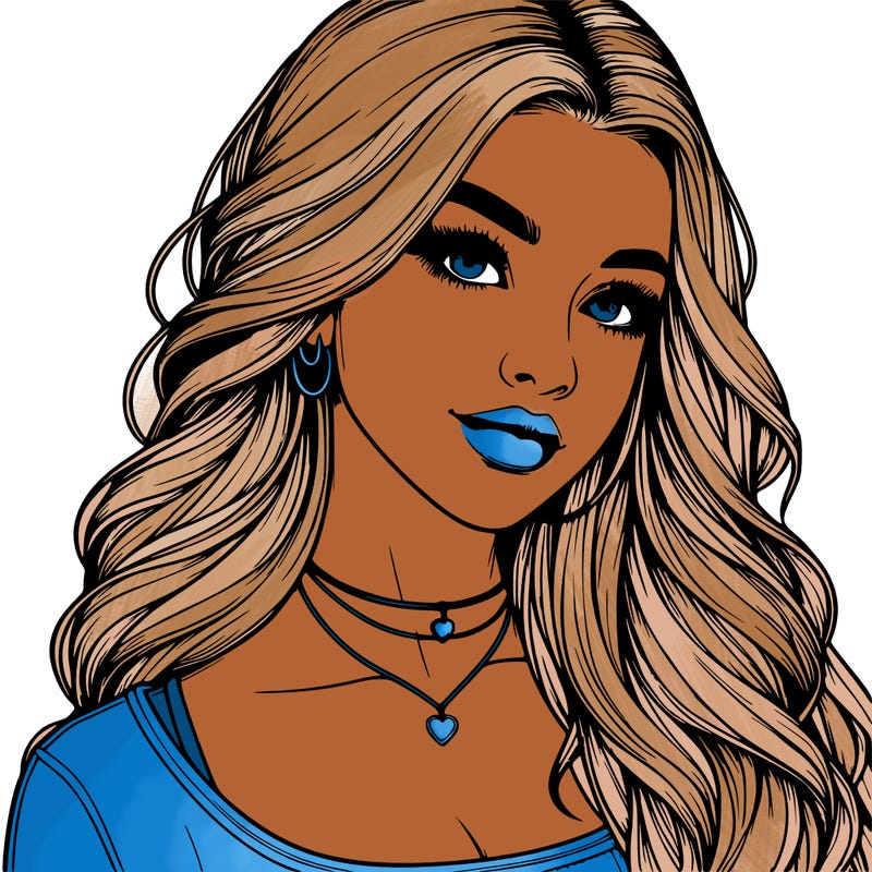 detailed realistic girl