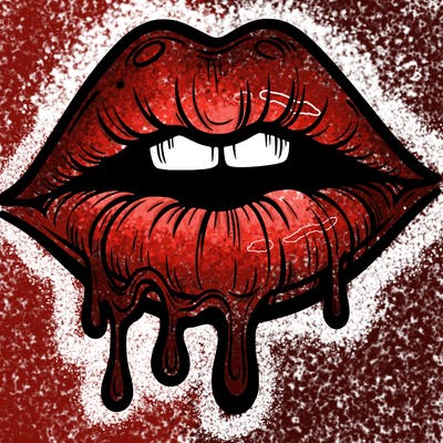 lips that look realistic and drip