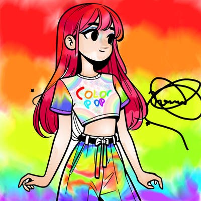 girl in a cute crop top