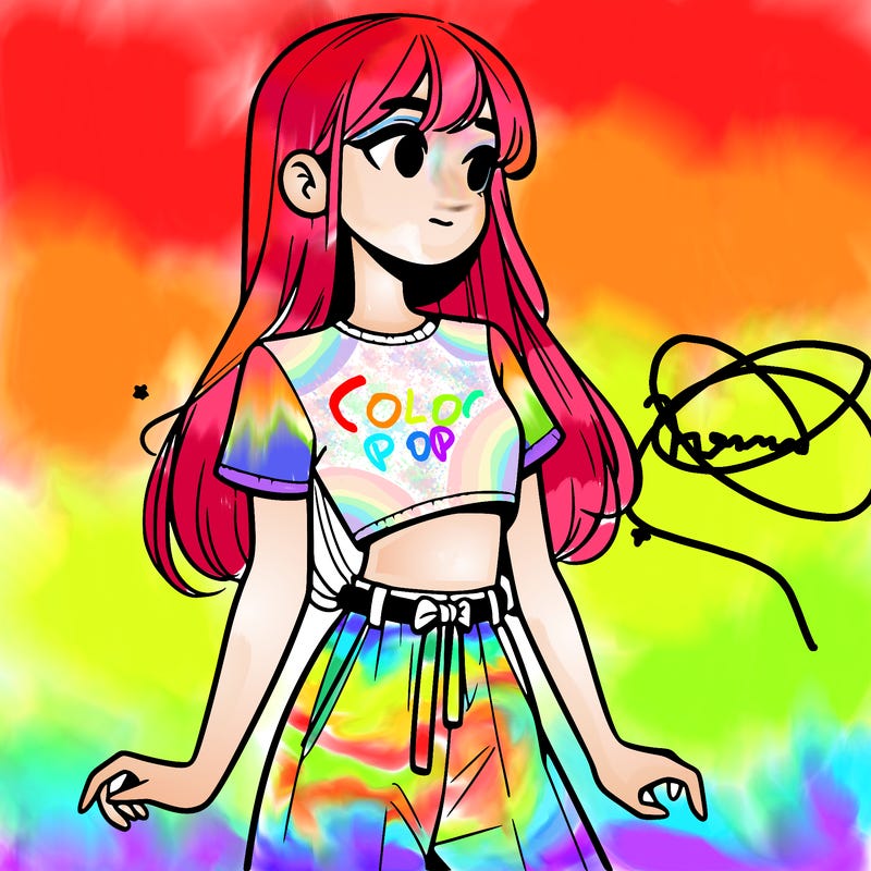 girl in a cute crop top