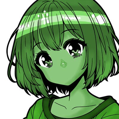 anime girl with short hair