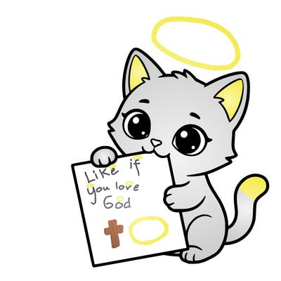 a small cat with a blank sheet of paper in its hand. the cat is sooooooo cute!