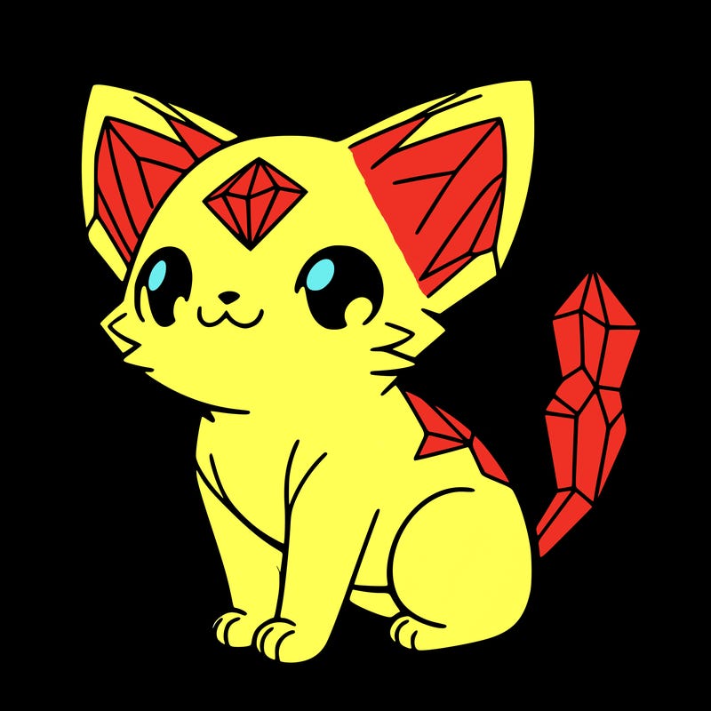 crystal kitten