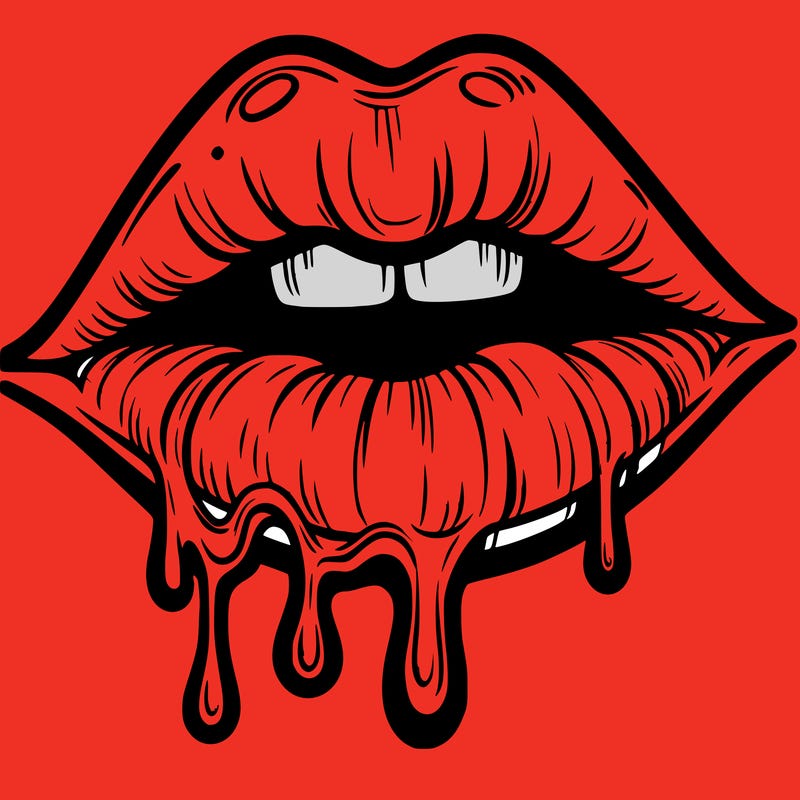 lips that look realistic and drip
