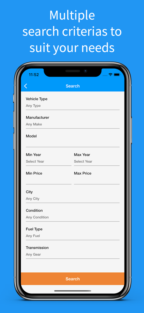 Riyasewana - Advanced search filters in the Riyasewana vehicle marketplace app