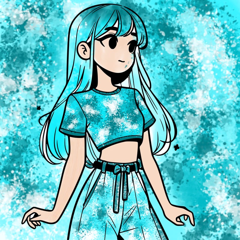 girl in a cute crop top