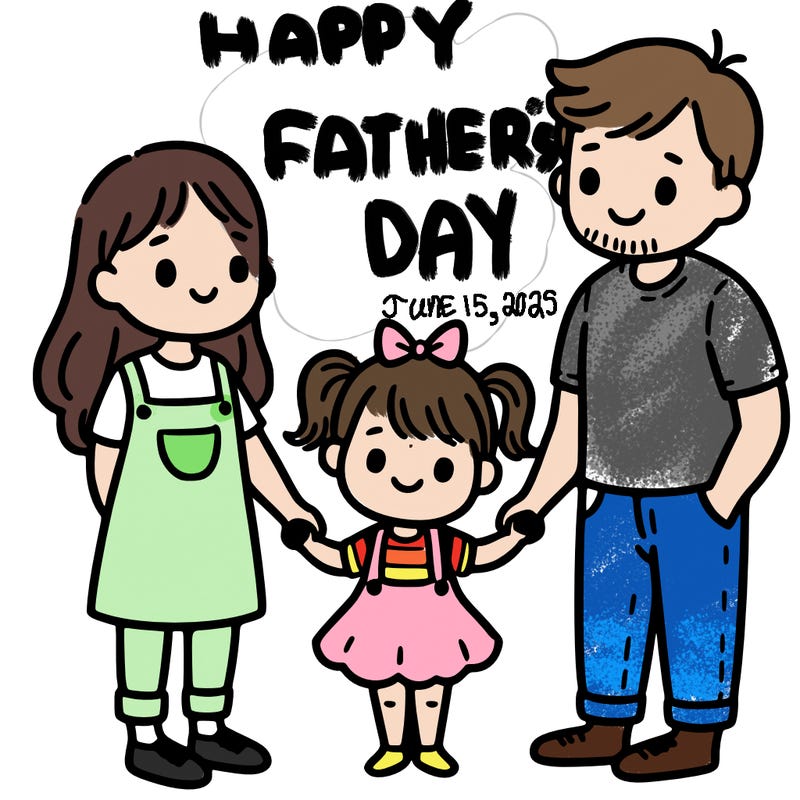 a dad, a mom and their daughter