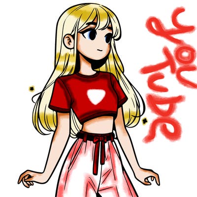 girl in a cute crop top