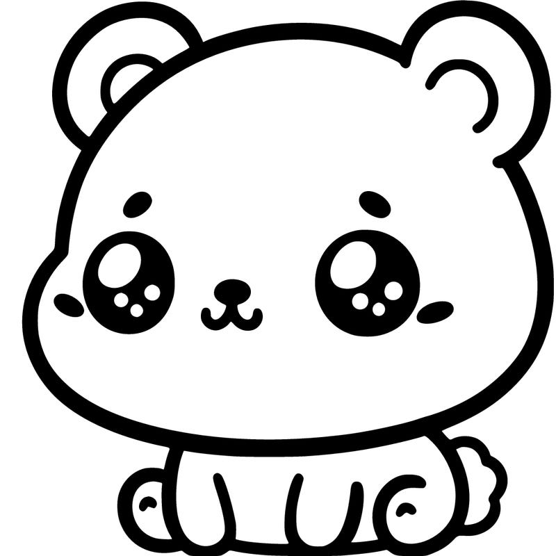 a little and cute bear