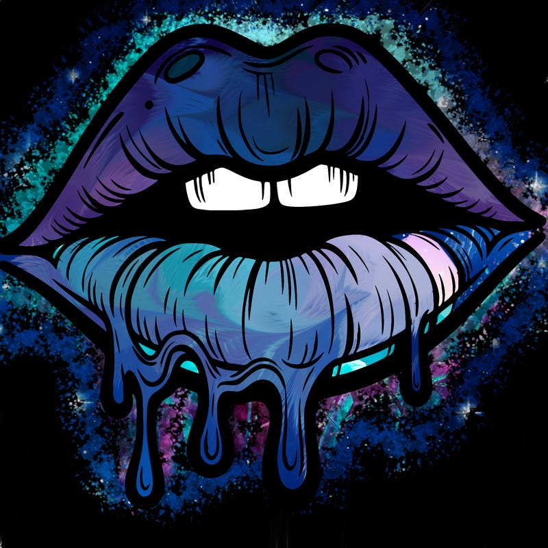 lips that look realistic and drip