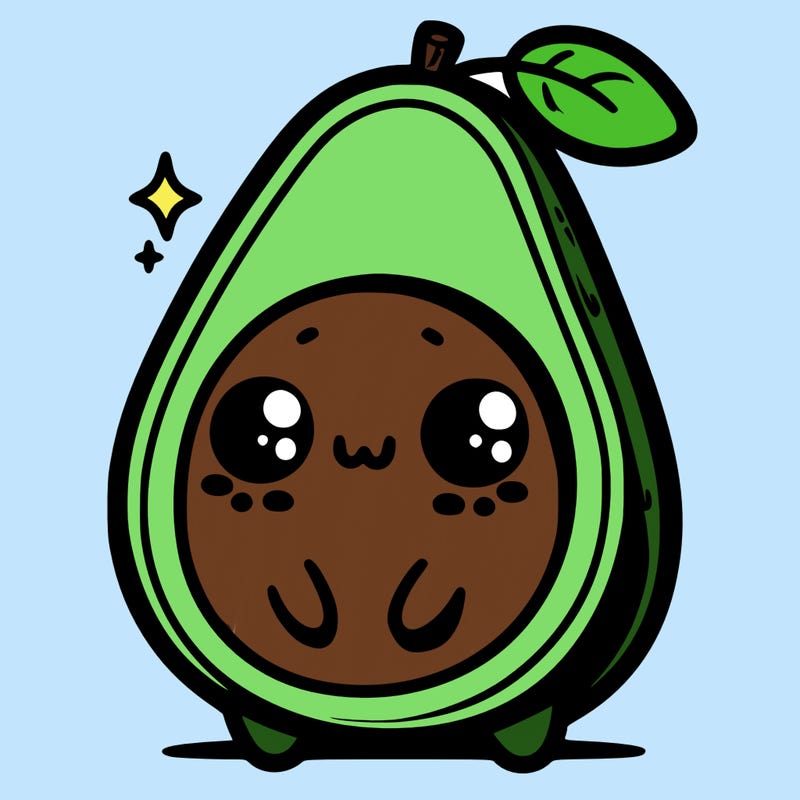 cute avocado