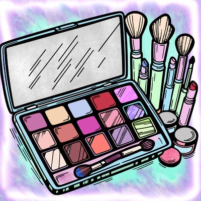 makeup pallet