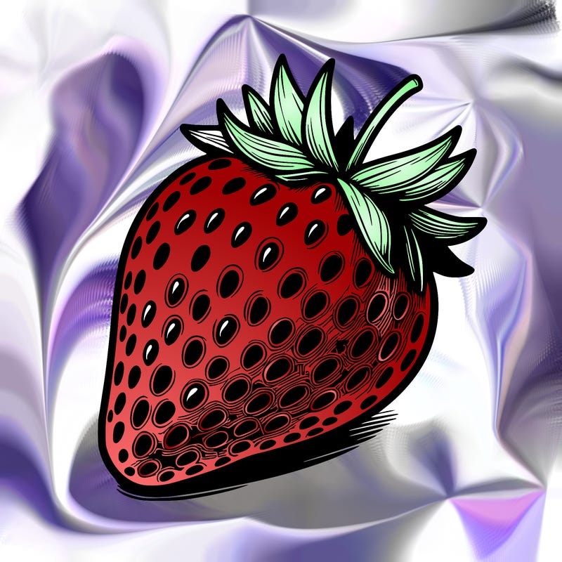 realstic strawberry