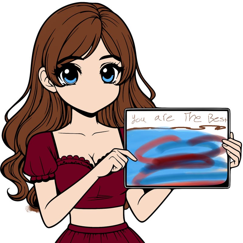 realistic pretty girl holding blank sign