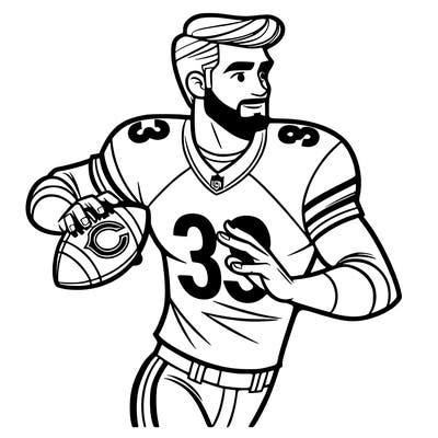 man playing for the chicago bears