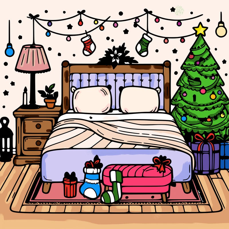 bedroom christmas