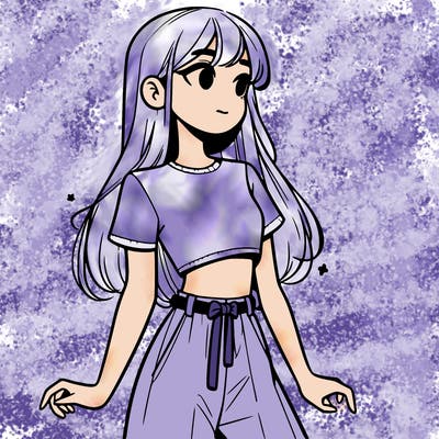 girl in a cute crop top